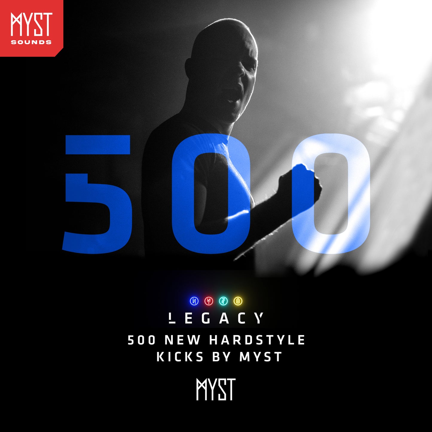 LEGACY - 500 NEW Hardstyle Kicks By MYST